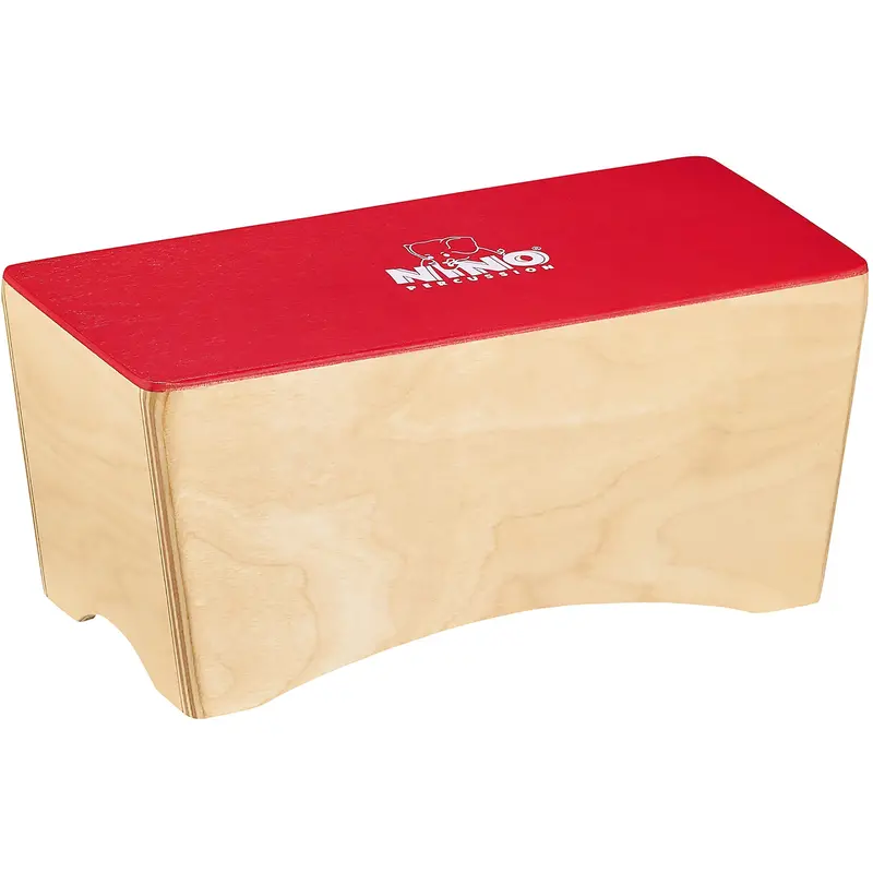 Nino Red Birch Bongo Cajon (12" × 5.5" × 5") 1