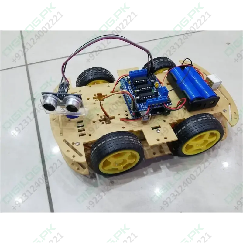 Obstacle-Avoiding Robot Kit For Arduino – Sensor-Based Navigation Components 1