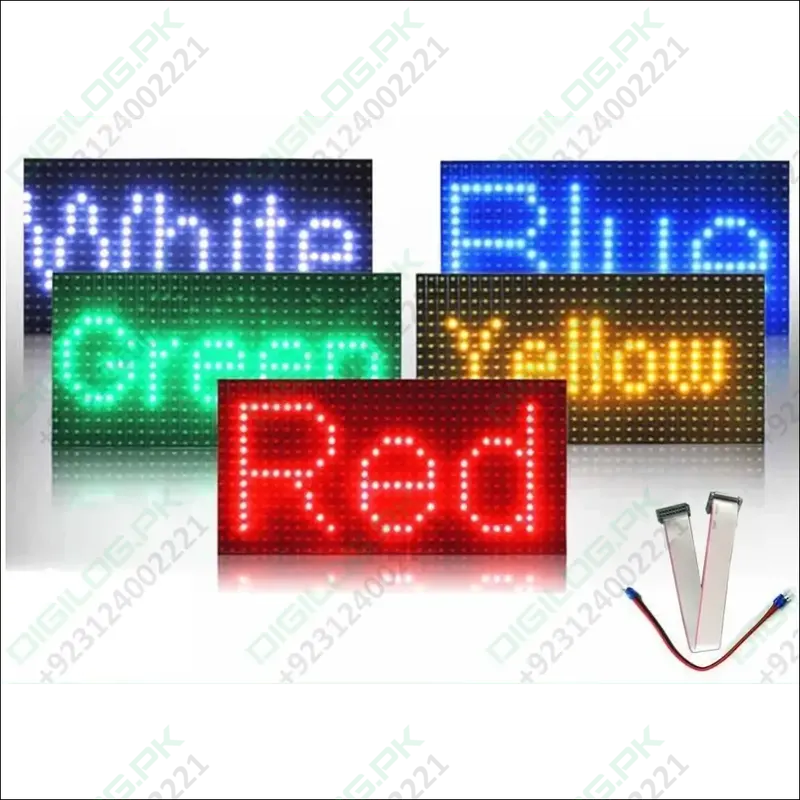 P10 Smd Led Display Panel – Monochrome Outdoor-Grade Dot Matrix Board 1