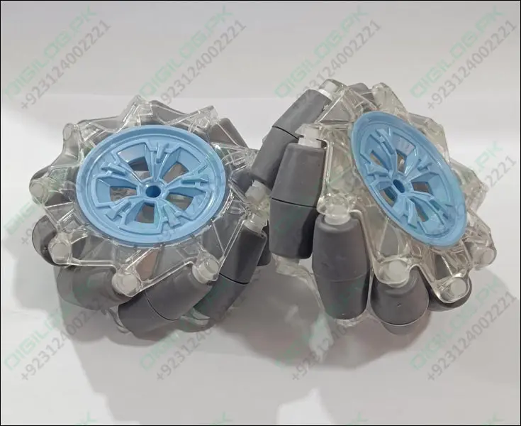Pair Of 95Mm Mecanum Wheels – Omni-Directional Drive Wheels For Robotics And Mobile Platforms 1