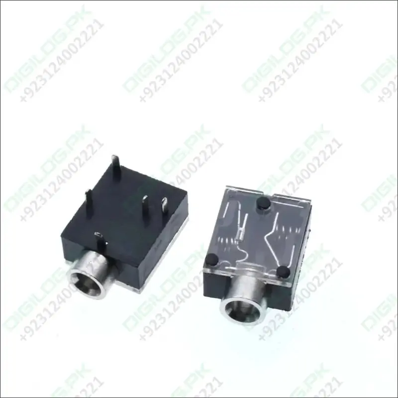 Pj-324 Stereo Headphone Jack – Pcb-Mount 3.5Mm Female Audio Connector (Dip) 1