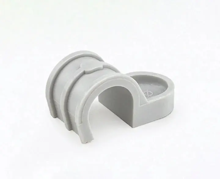 Plastic Half-Saddle Pipe Support Clamp 1