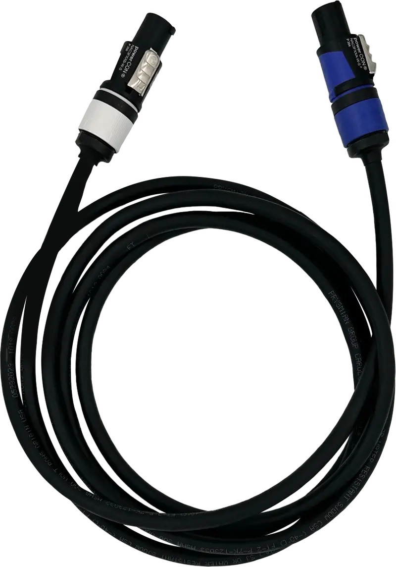 Ppp Powercon True1 Female To 12 Awg Cable Assemblies 1