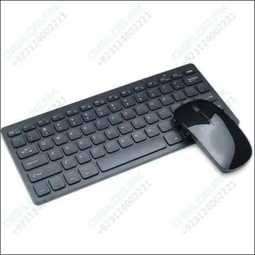 Raspberry Pi–Optimized Wireless Mini Keyboard And Mouse Set 1