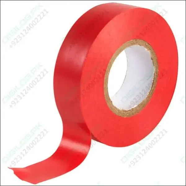 Red Pvc Electrical Insulation Tape Roll 1