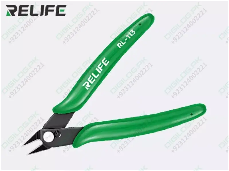 Relife Rl-113 Precision Micro Diagonal Cutters – Fine-Tip Electronics Pliers For Delicate Wire Trimming And Pcb Work 1