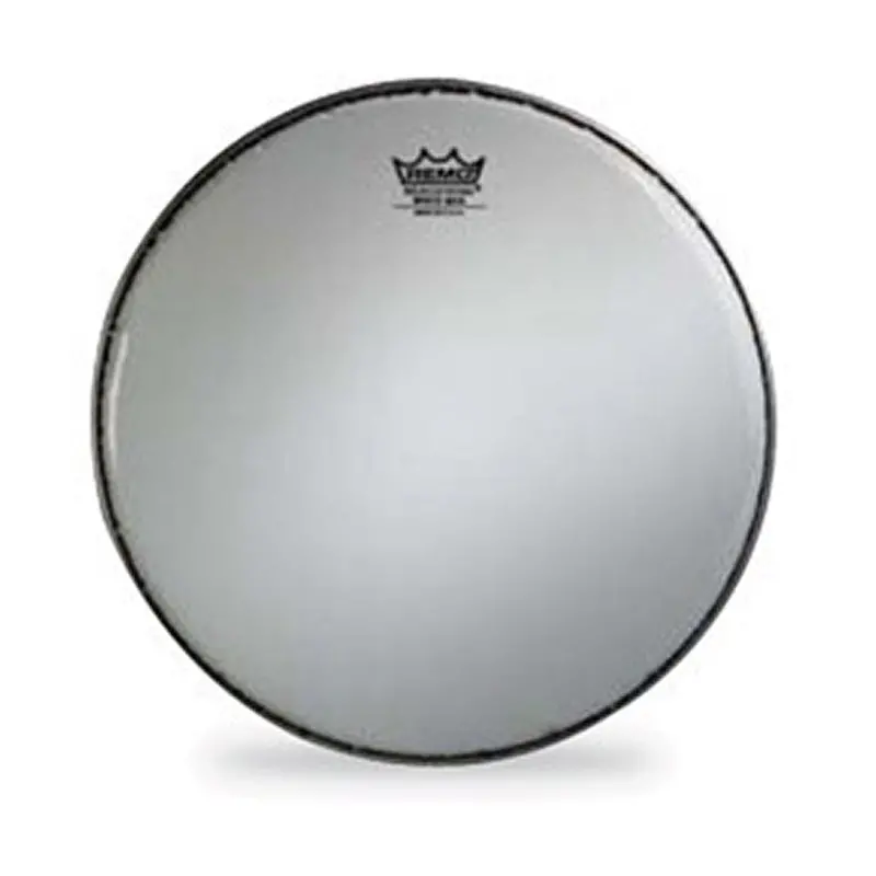 Remo White Max Crimped Drumhead – Smooth White, 14" 1