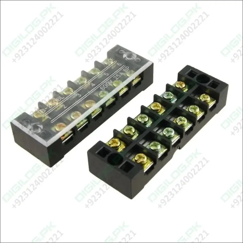 Screw-Type Terminal Block Strip – 2.54Mm Pitch, Multiple Pole Options 1