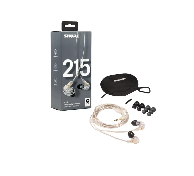 Shure Se215-Cl Professional Sound-Isolating In-Ear Monitors 1