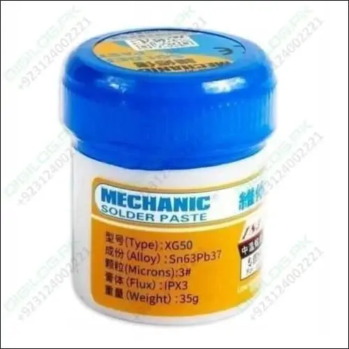 Sn63/Pb37 Rosin-Core Soldering Flux Paste (35G) – Mcn-300 Grade 1