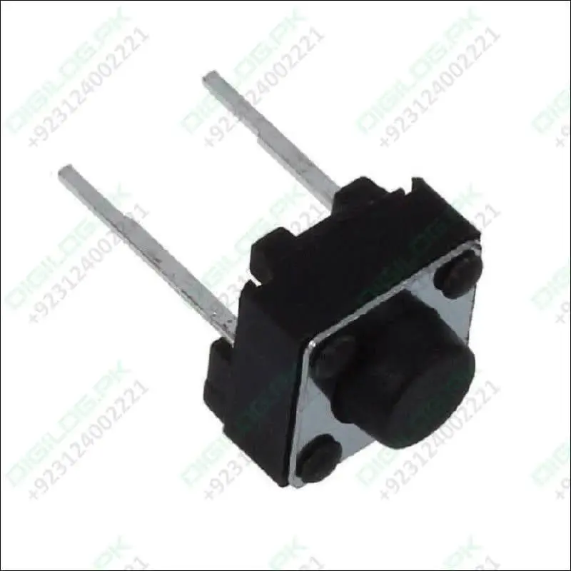 Spst 2-Pin Push Button Switch – Momentary Tactile Control Button 1