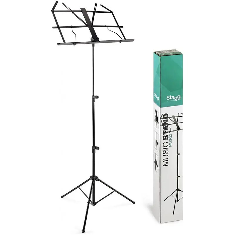 Stagg Two-Section Collapsible Folding Music Stand 1