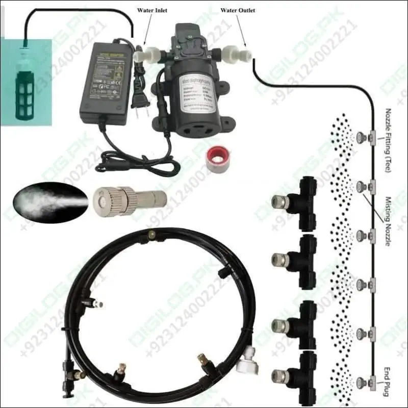 Stainless Steel Disinfection Gate Misting System Nozzle Assembly 1
