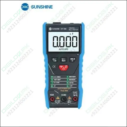 Sunshine Dt-19N Compact Digital Multimeter – Smart Mini Tester 1