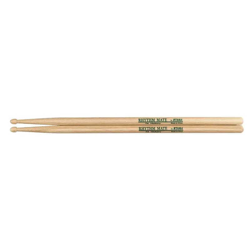 Tama Rhythm Mate 7A Drumsticks – Light Hickory 1