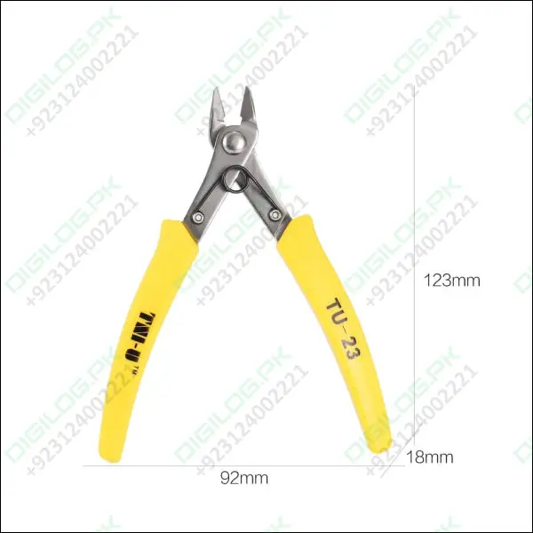 Tni-U Tu23 Precision Diagonal Cutting Pliers – Copper Wire & Cable Cutter For Electronics Repair 1