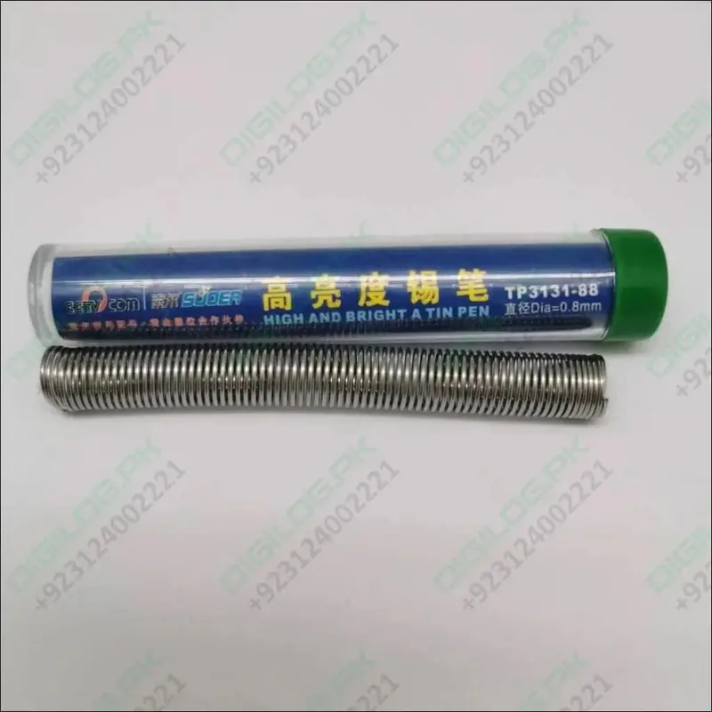 Tp3131-88 Suoer 0.8 Mm Rosin-Core Solder Wire – 2 Meter Spool 1