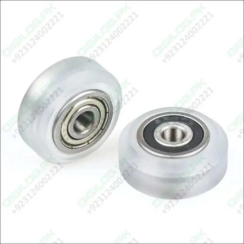 Transparent Solid V-Wheel – Compatible With 4040 Aluminum Extrusion For Smooth Linear Motion 1