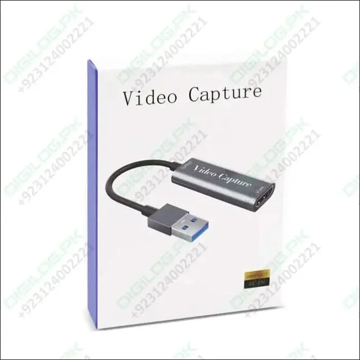 Usb 3.0 Hd Video Capture Card – Portable 1080P Hdmi Capture Device With 4K Support 1