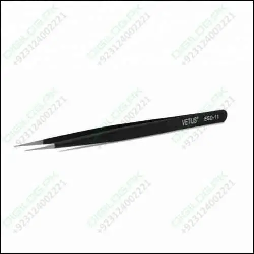 Vessel Esd-11 Anti-Static Precision Tweezers For Electronics Repair 1