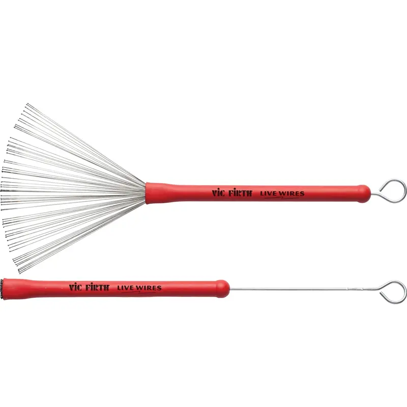 Vic Firth Live Wires Brushes – Flexible Nylon Wires For Dynamic Texture 1