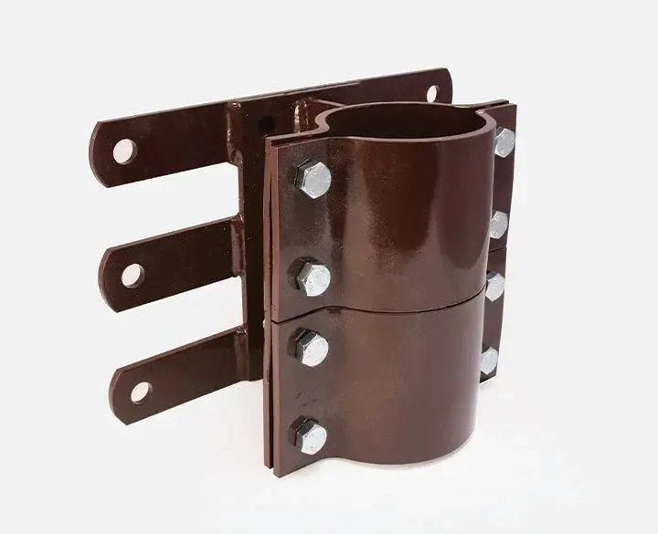 Wall-Mounted Fixed Point Clamp For Securing Pipes And Cables 1