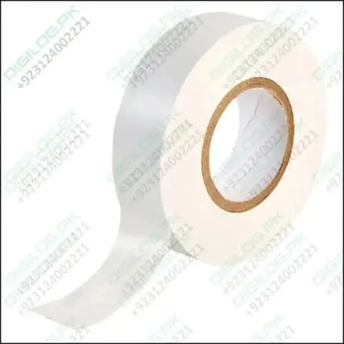 White Pvc Electrical Insulation Tape Roll 1