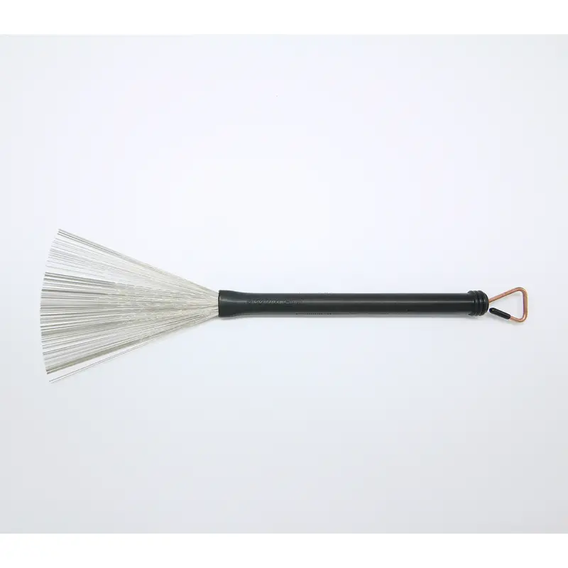 Wincent 40H Heavy Wire Drum Brushes – Black Tip 1