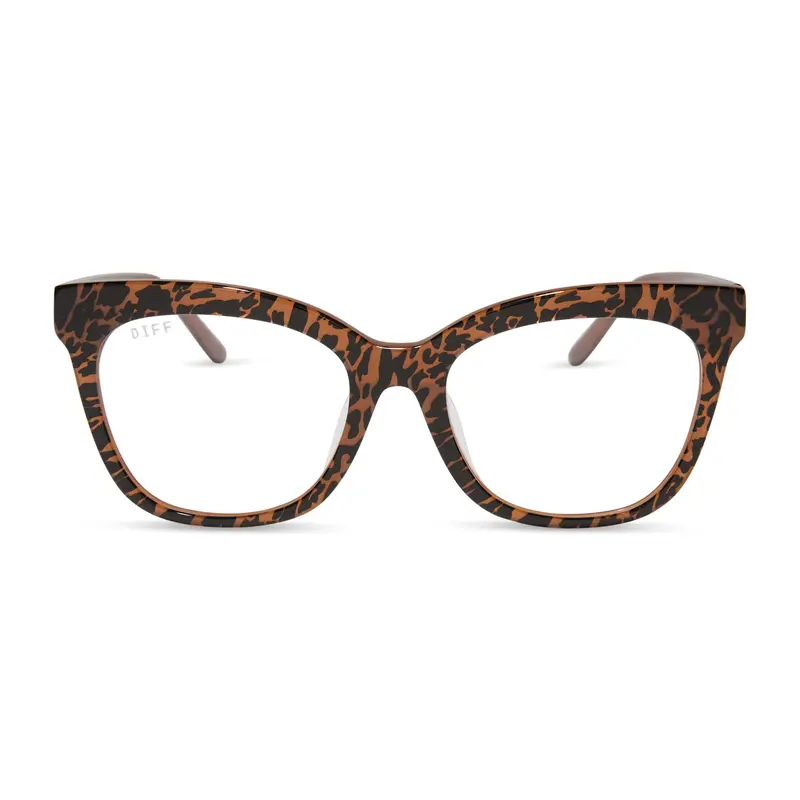 Winston Animal-Print Eyewear Frame With Lenses 1