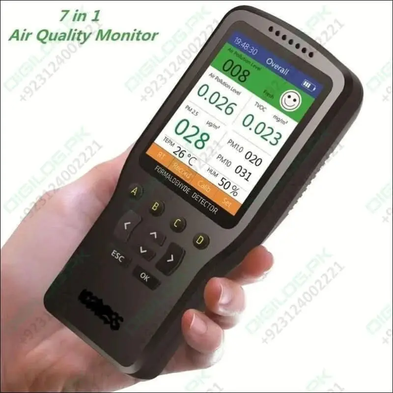Wp6930S Laser-Based Air Quality Monitor – Real-Time Pm1.0, Pm2.5 & Pm10 Detection 1