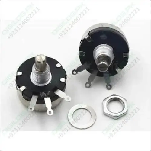 Wx110-010 4.7Kω 1W Single-Turn Tapered Carbon Wirewound Potentiometer 1