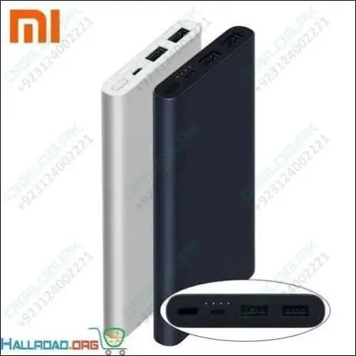 Xiaomi Mi Portable Power Bank – 10000Mah Li-Polymer Capacity 1