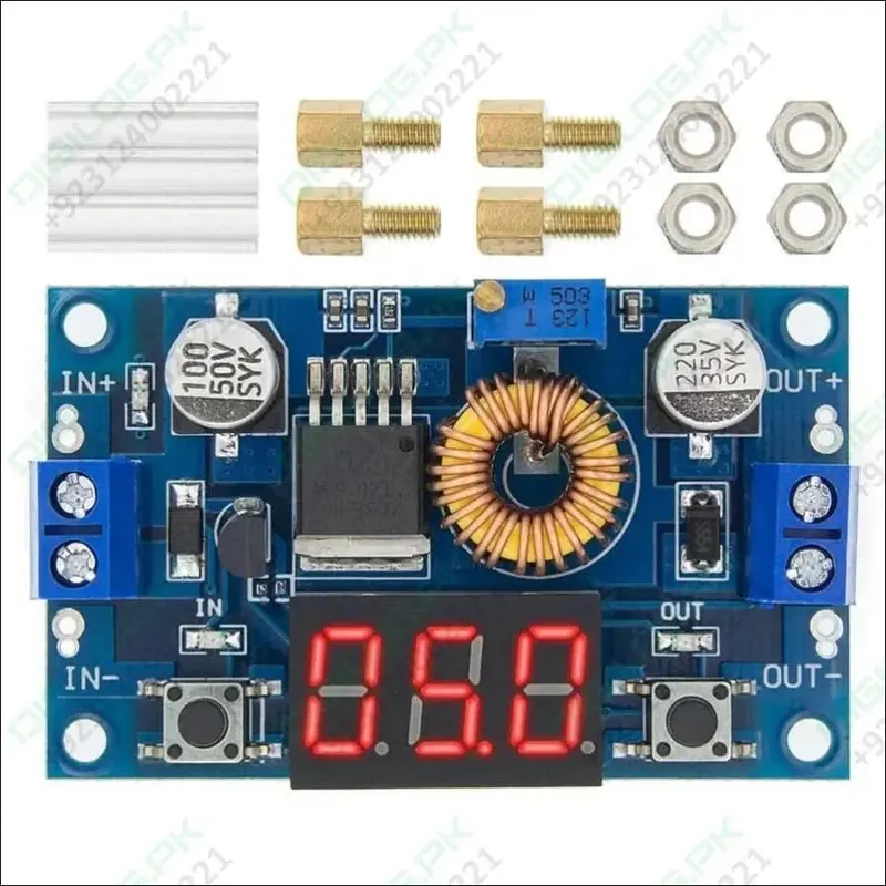 Xl4015 Adjustable Buck Converter Module With Digital Voltmeter Display 1