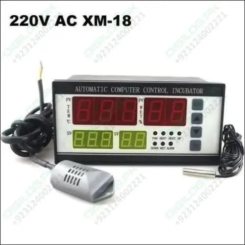 Xm-18 Digital Thermostat & Humidity Controller – Compact Automatic Regulator For Small Incubators 1