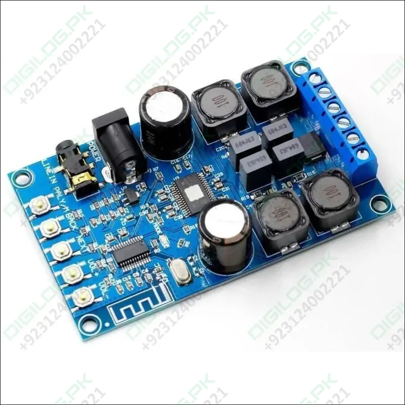 Xy-502B Bluetooth Stereo Amplifier Board – 50W×2, 4.5–27V Dc Input 1