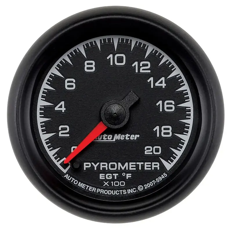 Autometer 5945 Digital Egt Pyrometer Gauge – 2-1/16" Face, 2000°F Range, Stepper Motor Display 1