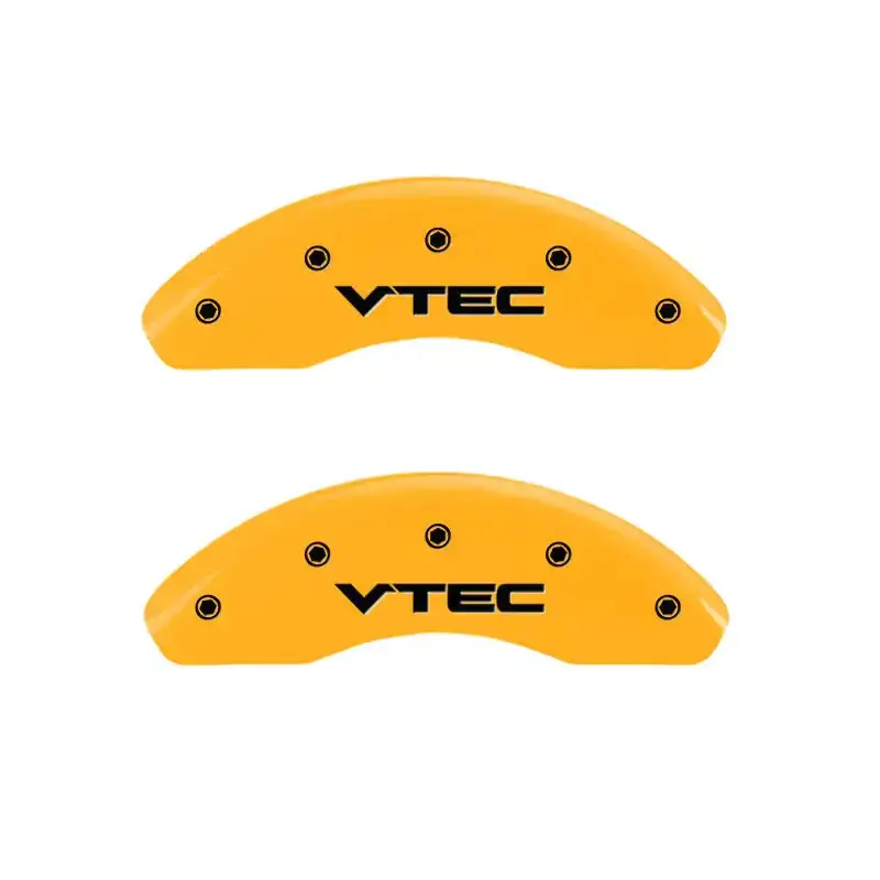 Mgp Caliper Covers For 1999 Honda Accord – Engraved Front Pair, Yellow Finish With Black Text 1